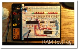 Picaxe-based RAM test rig